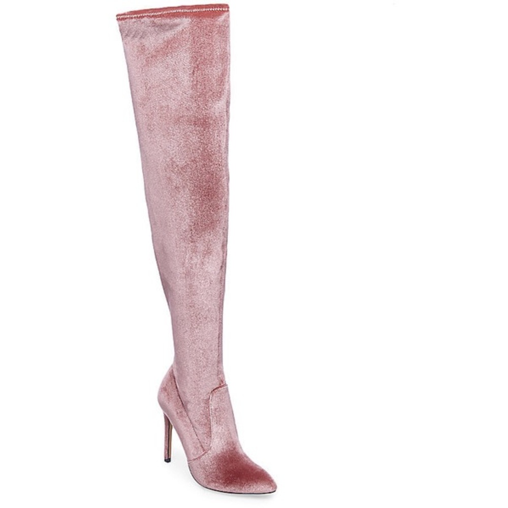 Steve Madden Pink Kristof Thigh Boots 6.5 OTK
